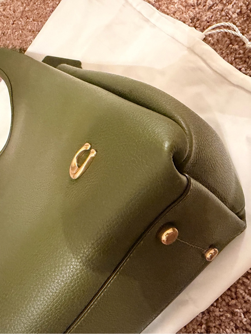 Coach Large Lana Bag in Olive - Picture 10 of 11